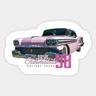 1958 Oldsmobile 98 Holiday Coupe Sticker